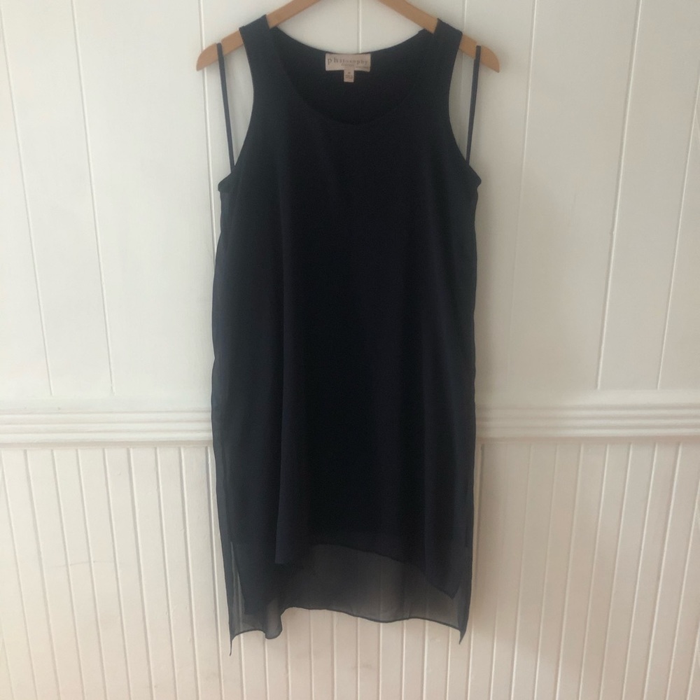 Philosophy Navy Two Layered Dress
